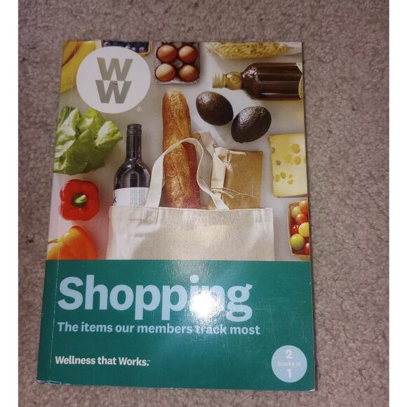 Weight Watchers 2 Sided Book Dining and Shopping - Picture 1 of 2